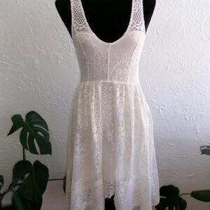 free people glittery lace dress